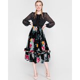 French Connection Obleka Črna Večbarvna | Shoptok.si
