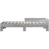 vidaXL Posteljni okvir siva sonoma 90x190 cm inženirski les, (21273459) | Shoptok.si