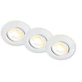 BRILONER 7586036 - SET 3x LED Kupatilsko ugradno svetlo KLIRA LED/4,9W/230V IP23 belo Cene
