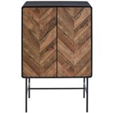 Mömax komoda, črna, barve hrasta | Shoptok.si