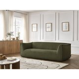Bobochic Paris Zelena sedežna garnitura iz rebrastega žameta 242 cm Giorgia – | Shoptok.si