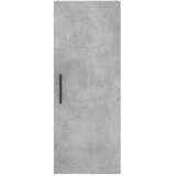  Visoka komoda siva betona 34,5x34x180 cm od konstruiranog drva | shoptok.hr