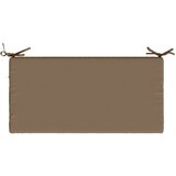  Jastučić za klupu SOEST 100% poliester Sivosmeđa 60 x 40 x 5 cm - Sivosmeđa 60 x 40 x 5 cm Melange | shoptok.hr