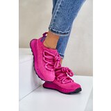 ARTIKER Suede Women Sneakers With Thick Laces Fuchsia | Shoptok.si