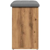 vidaXL Lavica za čevlje Artisan Oak 62x32x50 cm Inženirski les | Shoptok.si