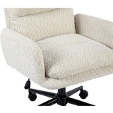 MID.YOU VRTLJIVI STOL kovina, tekstil črna, bež | Shoptok.si