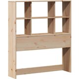 vidaXL Krevet s regalom za knjige bez madraca 90x190 cm od borovine | shoptok.hr