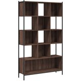 Furnova Knjižna omara rjavi hrast 102x28x172 cm inženirski les, (21933091) | Shoptok.si