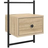  Noćni ormarići zidni 2 kom boja hrasta 35 x 30 x 51 cm drveni | shoptok.hr