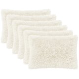  Presvlaka za jastuk 6 pcs HEERLEN Bijela 40 x 60 cm PV flis - Bijela 40 x 60 cm 6 | shoptok.hr