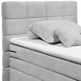 MID.YOU POSTELJA BOXSPRING 120 cm x 200 cm , srebrne barve | Shoptok.si