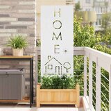 vidaXL Dekorativna ploča za vrt Bijelo 50 x 140 cm | shoptok.hr