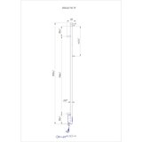  Kupaonski radijator RAY 35W/230V 150x30 cm IP44 inox/bela | Eponuda.com