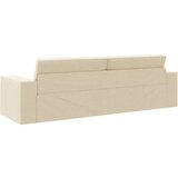 vidaXL Dnevni kauč na krevet 2-u-1 Krem 245x150x60.5 cm Tkanina | shoptok.hr