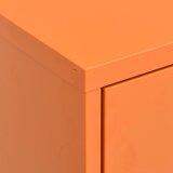 Ormarić za pohranu narančasti 80 x 35 x 101,5 cm čelični | shoptok.hr