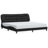  Okvir kreveta s LED-om bez madraca Hvar crni 200 x 200 cm | Eponuda.ba