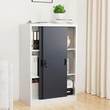 MID.YOU ARHIVSKA OMARA antracit, bela | Shoptok.si