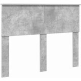  Uzglavlje s uzglavljem Betonski sivi 135 cm Konstruirano drvo | shoptok.hr