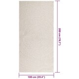  Tepih ZIZUR 100 x 200 cm s izgledom jute unutarnji i vanjski | shoptok.hr