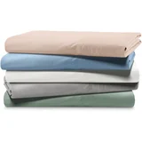 Posteljna rjuha Essentials 200x200 cm zelena, (5000062216)