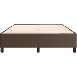  Okvir za krevet s oprugom smeđi 140x190 cm od umjetne kože | Eponuda.com