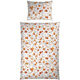 Esposa OBOJESTRANSKA POSTELJNINA 140/200 cm saten oranžna | Shoptok.si