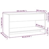  Stolić za kavu boja hrasta 102x50x52 5 cm konstruirano drvo | shoptok.hr