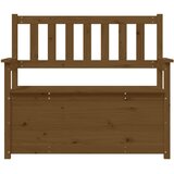  Klupa smeđa boja meda 112,5x51,5x96,5 cm od masivne borovine | shoptok.hr