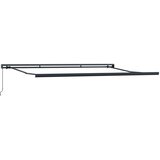  Povlačivi tende Crvena i bijela 500 × 300 cm Platno i Aluminij | shoptok.hr