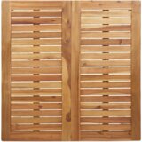 vidaXL 3-delni jedilni set za vrt iz trdnega akacijevega lesa, zunanja jedilna miza 90x90x74.5 cm iz trdnega akacijevega lesa, zložljivi vrtni stoli 2 kosa iz trdnega akacijevega lesa in jekla | Shoptok.si