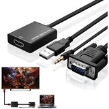 Linkom Adapter konverter VGA-HDMI+Audio M/Ž | Eponuda.com