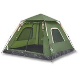  The Living Store Šotor za kampiranje za 5 oseb zelen za hitro postavitev - Šotor Za Kampiranje, (21487143) | Shoptok.si