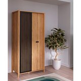 Premium Living Garderobna Omara Jytana, Barva Hrasta, Črna | Shoptok.si