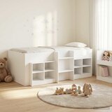  Loft krevet s ormarom s policom 3 pcs Bijela Konstruirano drvo | Eponuda.ba