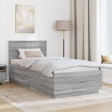  Krevetna konstrukcija Siva sonoma 70 x 190 cm Konstruirano drvo | shoptok.hr