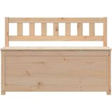 vidaXL Klop 110x41x76,5 cm trdna borovina | Shoptok.si