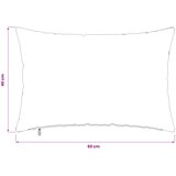 Presvlaka za jastuk 6 kom. HEERLEN Oblačnosiva 40 x 60 cm | shoptok.hr