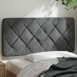 vidaXL Vzglavna stranica temno siva 100 cm blago | Shoptok.si
