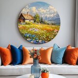  Okrugle slike sa akrilom Mountain Cottage | ePonuda.com