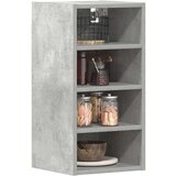 vidaXL viseča omarica Betonsko siva 30x29,5x60 cm Inženirski les | Shoptok.si