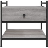  Stolić za kavu siva boja hrasta 50x50x50 cm konstruirano drvo | shoptok.hr