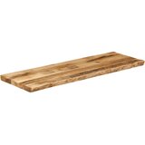 Stolna ploča sa živi rub 110x40x3,8 cm masivno grubo drvo manga | shoptok.hr