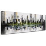  Slika na platnu CITY 130x55 cm Cene