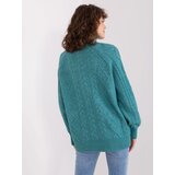 Wool Fashion Italia Sweater-AT-SW-2355-2.12P-Turquoise | Shoptok.si