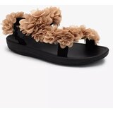 Resti Beige women's sandals with flowers Alferroy | Shoptok.si