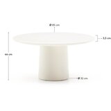 Kave Home Okrugao vrtni stolić za kavu betonski ø 85 cm Albanella – | shoptok.hr