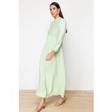 Trendyol Green Guipure Detailed Woven Dress | shoptok.hr