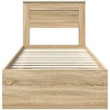  Okvir za krevet s madracem Sonoma hrast 75 x 190 cm | shoptok.hr