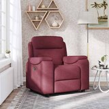 vidaXL Naslanjač vinsko rdeče blago | Shoptok.si
