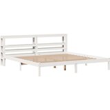  Okvir kreveta bez madraca bijeli 180x200 cm od masivne borovine - Bijela 180 x 200 cm | shoptok.hr